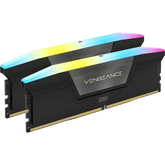 Corsair VENGEANCE RGB 6400MHz 96GB (2x48GB) C32 DDR5 (INTEL XMP) Black